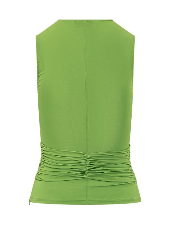 26SS 엘리자베타프랜치 민소매 티셔츠 TO03761E2 EV3 ALOE - ELISABETTA FRANCHI