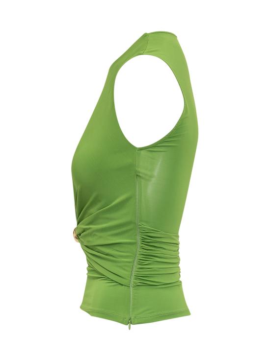 26SS 엘리자베타프랜치 민소매 티셔츠 TO03761E2 EV3 ALOE - ELISABETTA FRANCHI