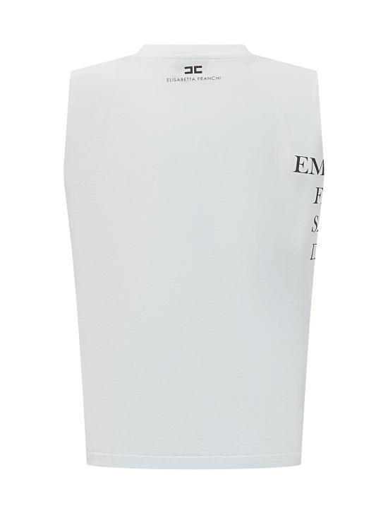 26SS 엘리자베타프랜치 스웨터 MA70P61E2 270 GESSO - ELISABETTA FRANCHI