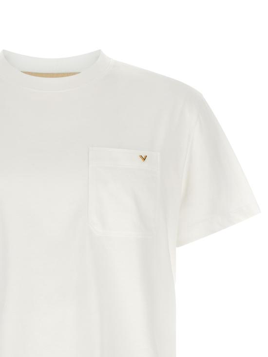 26FW 발렌티노 가라바니 반팔 티셔츠 V3MG10VBGR0BO White - VALENTINO GARAVANI