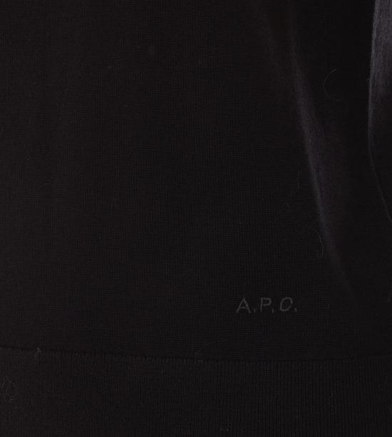 26FW 아페쎄 스웨터 WVAWM F23490 LZZ Black - A.P.C.