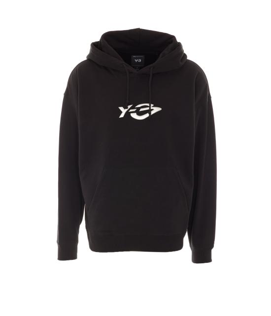 26FW 와이쓰리 후드 티셔츠 KR1070 BLACK Black