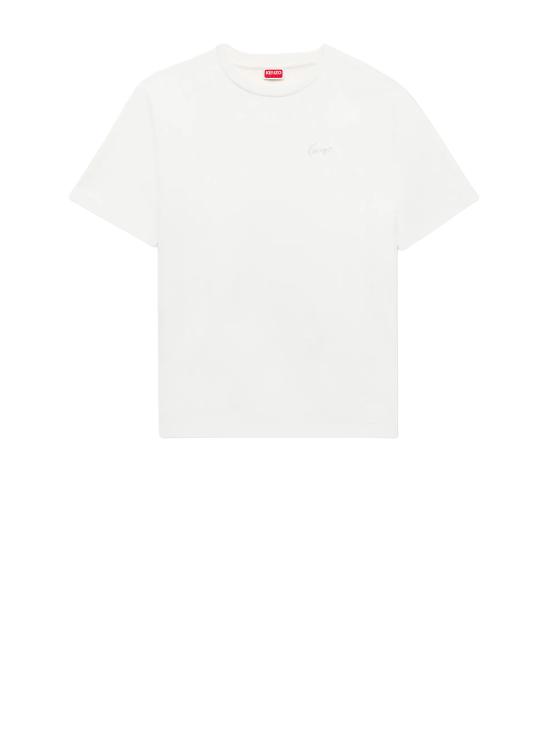 26FW 겐조 반팔 티셔츠 FG65TS2854SG 02 OFF WHITE