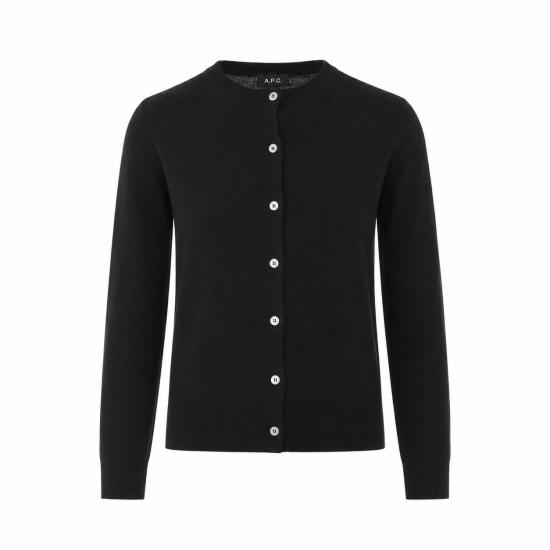 26FW 아페쎄 가디건 WVAWM F22348 LZZ Black