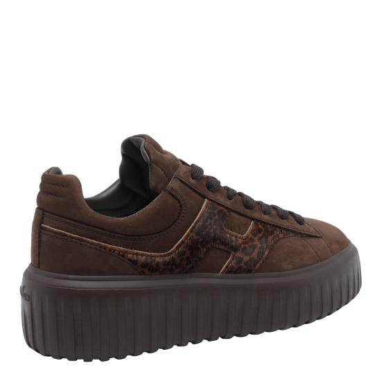 26FW 호간 스니커즈 HXW6450FE9A VH80R1D Brown - HOGAN