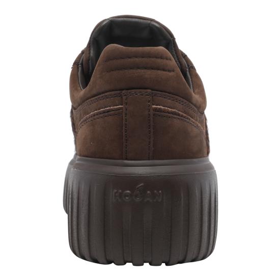 26FW 호간 스니커즈 HXW6450FE9A VH80R1D Brown - HOGAN