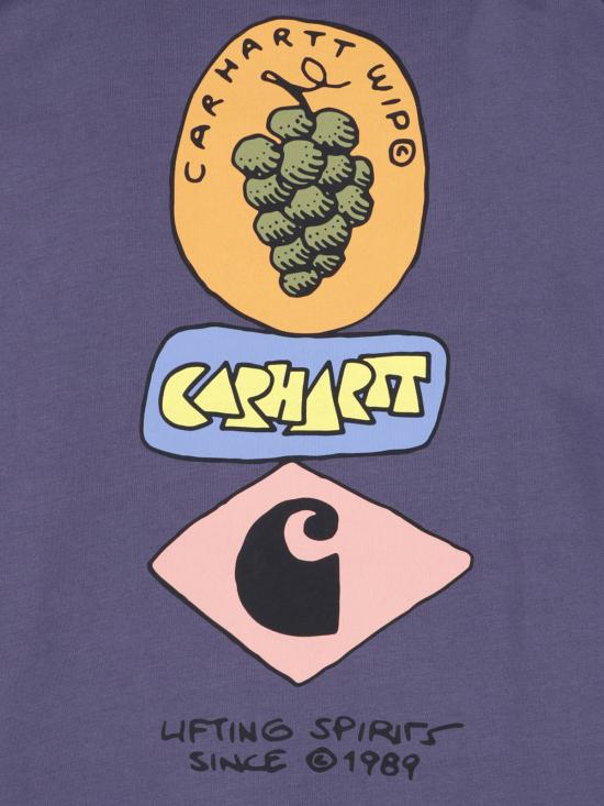 26FW 칼하트 WIP 반팔 티셔츠 I036902 3RIXX Violet - CARHARTT WIP