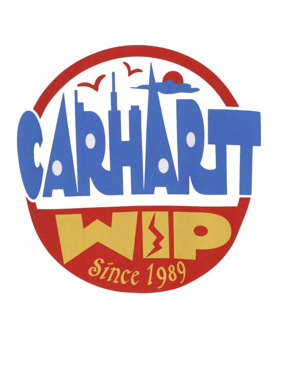 26FW 칼하트 WIP 반팔 티셔츠 I036892 02XX White - CARHARTT WIP