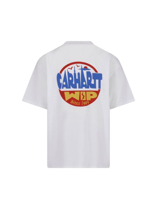 26FW 칼하트 WIP 반팔 티셔츠 I036892 02XX White - CARHARTT WIP