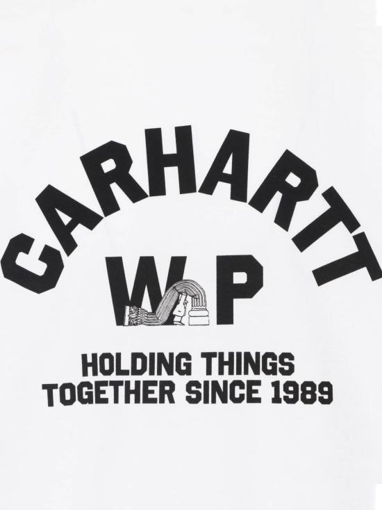 26FW 칼하트 WIP 반팔 티셔츠 I037542 02XX White - CARHARTT WIP