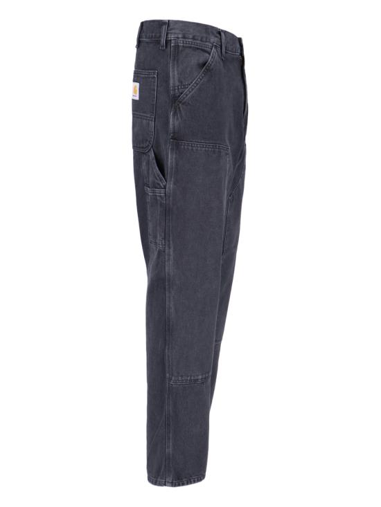 26FW 칼하트 WIP 스미스 데님 더블 니 팬츠 I032699 8906 Black - CARHARTT WIP