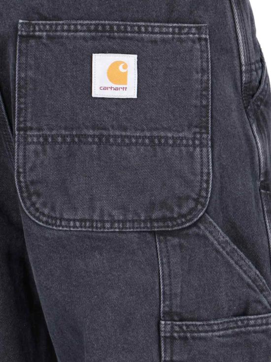 26FW 칼하트 WIP 스미스 데님 더블 니 팬츠 I032699 8906 Black - CARHARTT WIP