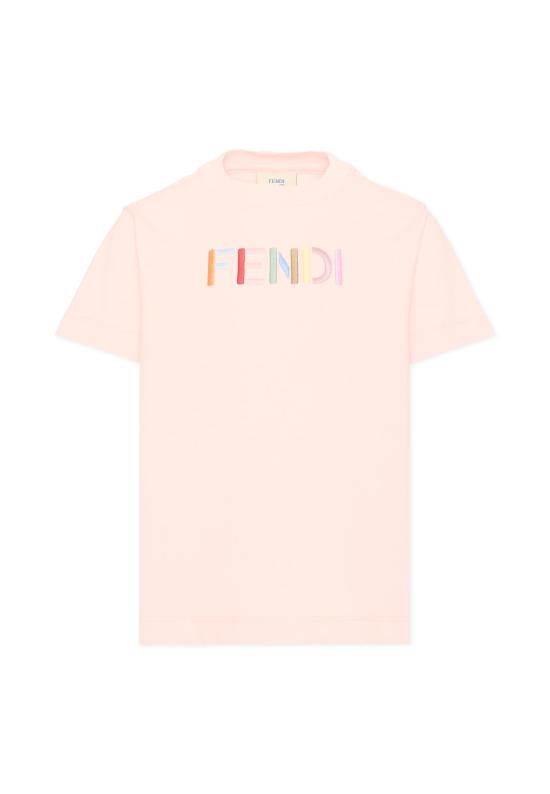 26FW [키즈] 펜디 티셔츠 JUI208 AY8D F1UL9 PINK