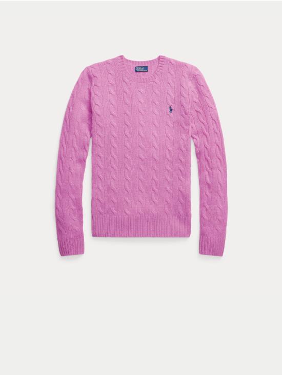26FW 랄프 로렌 스웨터 미스토 캐시미어 카르도 소재의 Maglia a Trecce