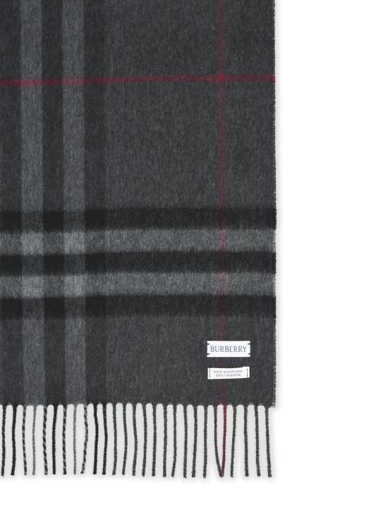 26FW 버버리 체크 캐시미어 스카프 8077880A1208 Grey - BURBERRY