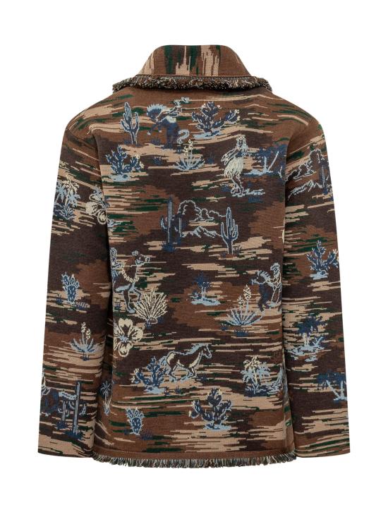 26FW 알라누이 가디건 LMHB039E26KNI002 6084 BROWN MULTI - ALANUI