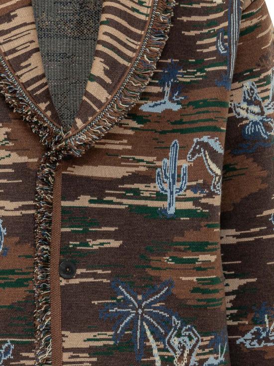 26FW 알라누이 가디건 LMHB039E26KNI002 6084 BROWN MULTI - ALANUI