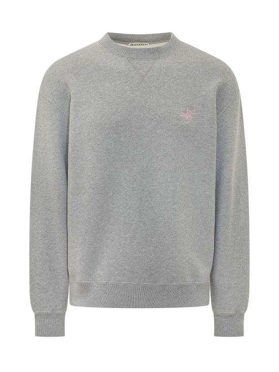 26FW JW앤더슨 긴팔 티셔츠 JW0238PG1905 945 MID GREY MELANGE