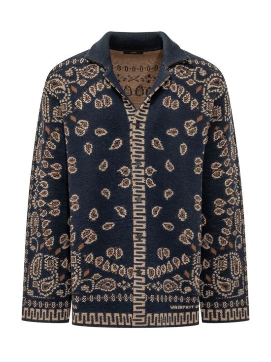 26FW 알라누이 긴팔 셔츠 LMHY005E26KNI001 4684 NAVY BLUE