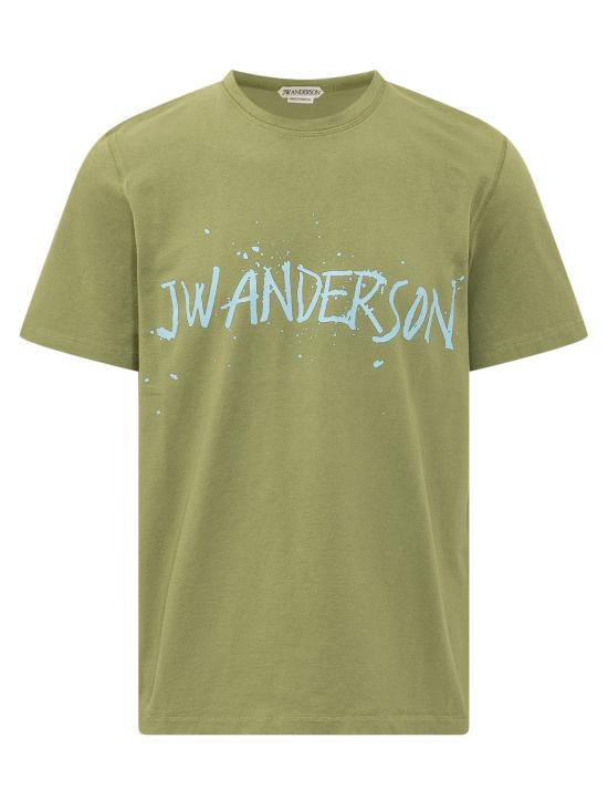 26FW JW앤더슨 반팔 티셔츠 JT0307PG1936 523 LEAF GREEN