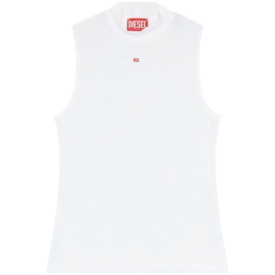 26FW 디젤 민소매 티셔츠 A103970BLAN 100 WHITE