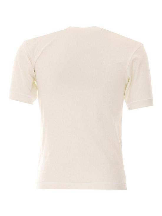26SS 마리아노 반팔 티셔츠 V581001526067 White - MAGLIANO