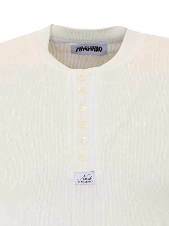 26SS 마리아노 반팔 티셔츠 V581001526067 White - MAGLIANO