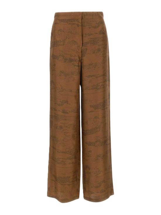 26SS 막스마라 스튜디오 팔라초 팬츠 2616131101600000 Dark Brown