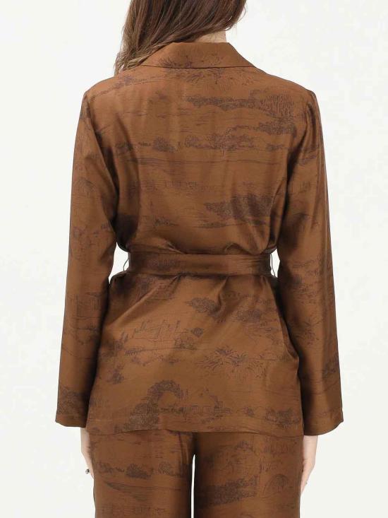 26SS 막스마라 스튜디오 블라우스 2616191031600000 Dark Brown - MAX MARA STUDIO
