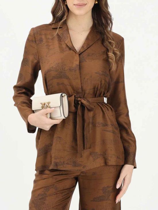 26SS 막스마라 스튜디오 블라우스 2616191031600000 Dark Brown - MAX MARA STUDIO