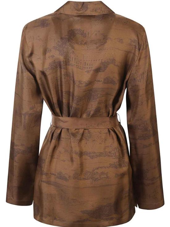 26SS 막스마라 스튜디오 블라우스 2616191031600000 Dark Brown - MAX MARA STUDIO
