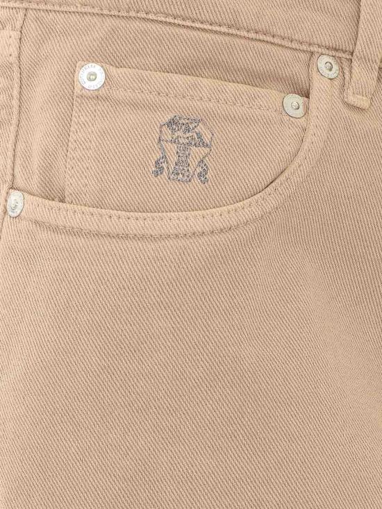26SS 브루넬로 쿠치넬리 스트레이트 팬츠 M237PO1090C7501 Beige - BRUNELLO CUCINELLI