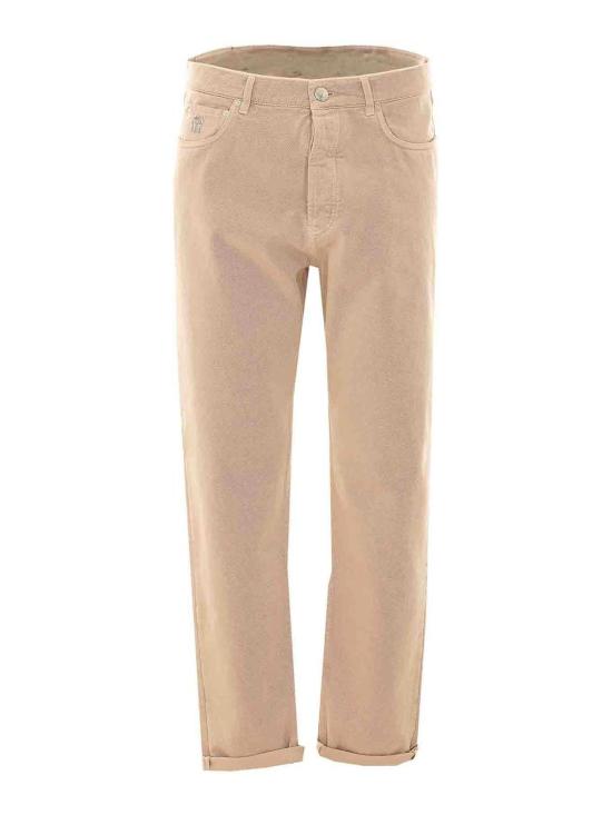 26SS 브루넬로 쿠치넬리 스트레이트 팬츠 M237PO1090C7501 Beige