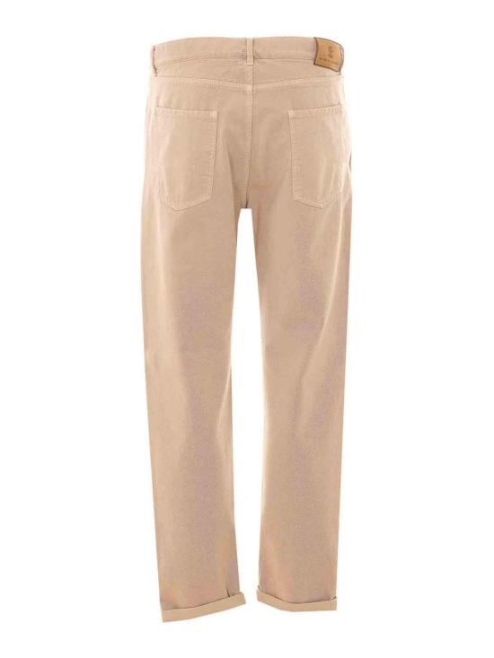26SS 브루넬로 쿠치넬리 스트레이트 팬츠 M237PO1090C7501 Beige - BRUNELLO CUCINELLI