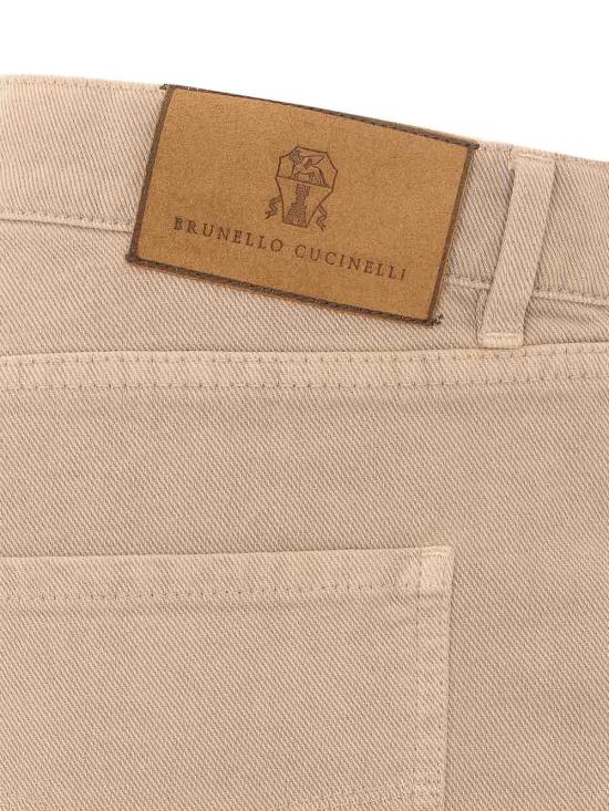 26SS 브루넬로 쿠치넬리 스트레이트 팬츠 M237PO1090C7501 Beige - BRUNELLO CUCINELLI