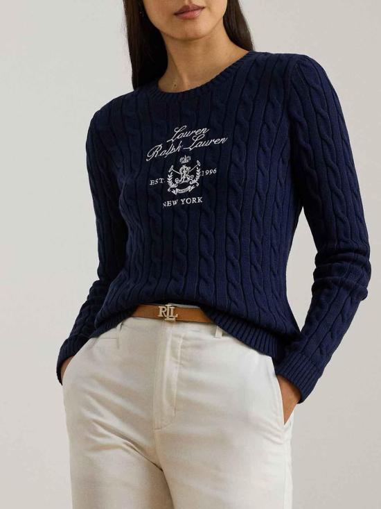 26SS 랄프 로렌 긴팔 티셔츠 200P03508001 Beige - RALPH LAUREN