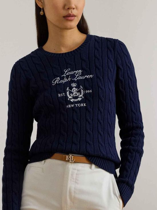 26SS 랄프 로렌 긴팔 티셔츠 200P03508001 Beige - RALPH LAUREN