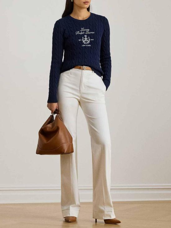 26SS 랄프 로렌 긴팔 티셔츠 200P03508001 Beige - RALPH LAUREN