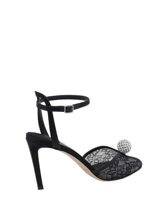 26FW 지미추 힐/펌프스 SACORA85FNBBLACKCRYSTAL - JIMMY CHOO