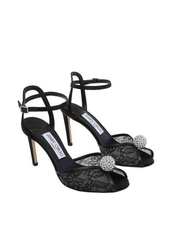 26FW 지미추 힐/펌프스 SACORA85FNBBLACKCRYSTAL - JIMMY CHOO