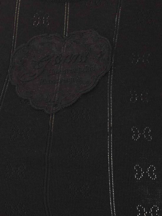26FW 가니 반팔 티셔츠 A1050260099 BLACK - GANNI