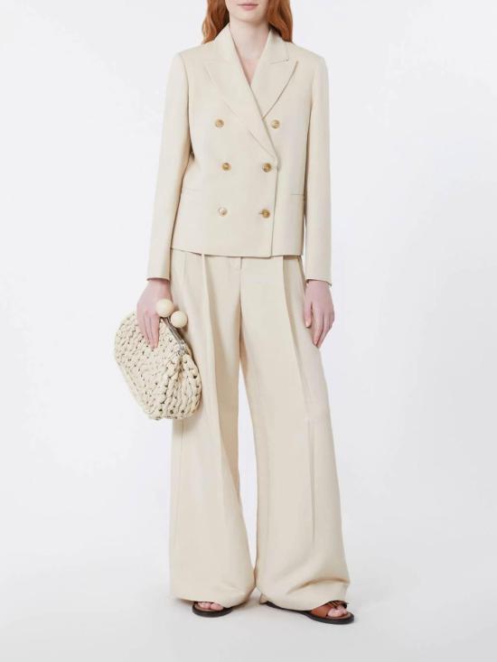 26SS 위켄드막스마라 스트레이트 팬츠 2615131092600000 Beige - WEEKEND MAX MARA