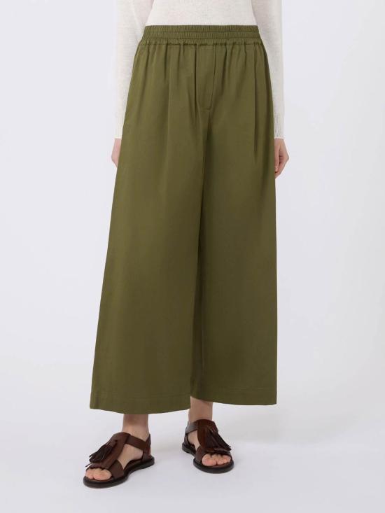 26SS 위켄드막스마라 스트레이트 팬츠 2615131102600000 Green - WEEKEND MAX MARA