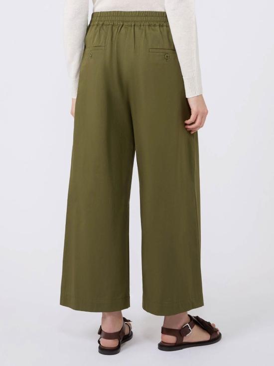 26SS 위켄드막스마라 스트레이트 팬츠 2615131102600000 Green - WEEKEND MAX MARA