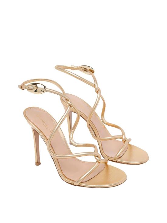 26FW 지안비토로시 힐/펌프스 G3253315RICNIGMETR Gold - GIANVITO ROSSI