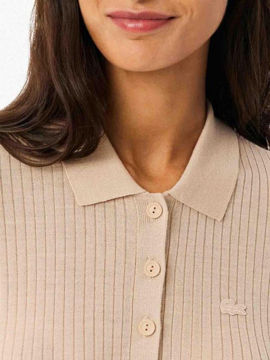 26SS 라코스테 폴로 티셔츠 AF9984X6F Beige - LACOSTE