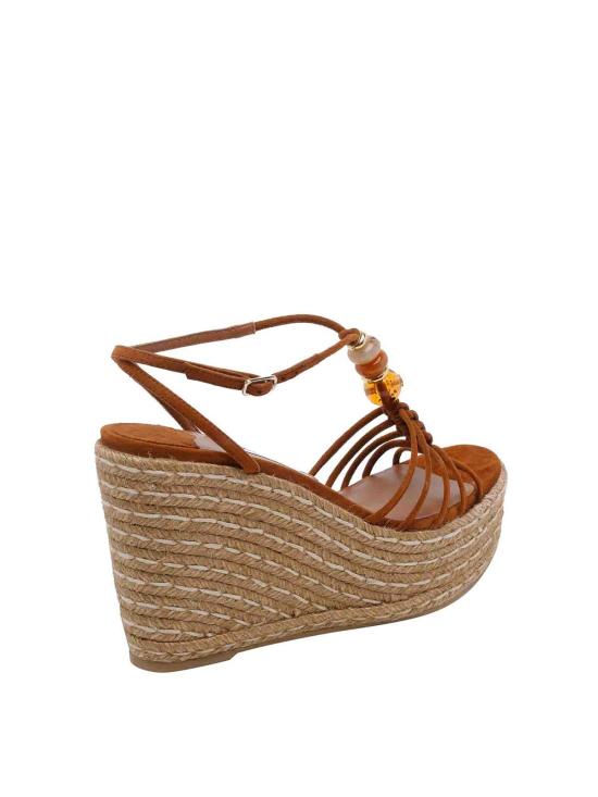 26FW 지미추 샌들 LEMIWEDGE100IPVTANMIX Brown - JIMMY CHOO
