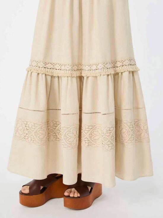 26SS 위켄드막스마라 롱 스커트 2615101023600000 Light Beige - WEEKEND MAX MARA