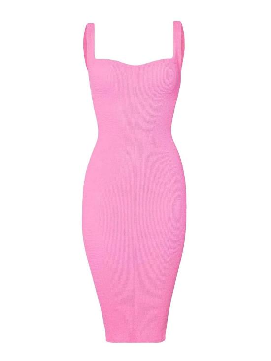 25FW 훈자 지 민소매 티셔츠 DTANKCRBUBBLEGUM Pink