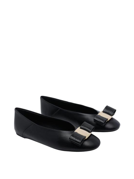 26FW 살바토레 페라가모 플랫 슈즈 78288301K221 BLACK - SALVATORE FERRAGAMO